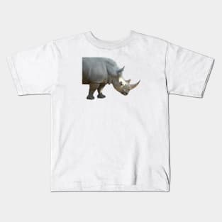 Black rhino / Swiss Artwork Photography Kids T-Shirt